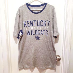 Kentucky Wildcats athletics UK Heather Gray Tee Shirt Men's Size 2XL - READ